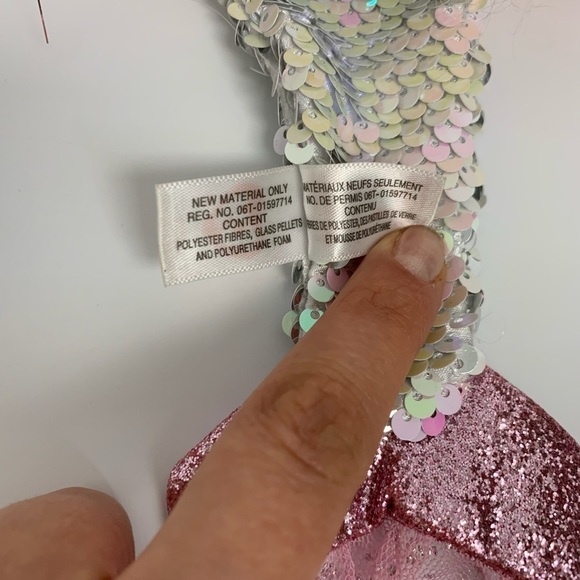 Ty Cora the Aqua Sequin Mermaid Soft Doll - Picture 9 of 12